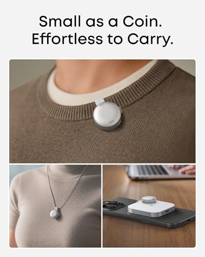 soundcore Work by Anker Voice Recorder, KI-Diktiergerät mit Schreibfunktion und Spracherkennung, 6 Monate Pro ABO gratis, kombinierte Meeting Protokolle, MFi-Zertifiziert, 140+ Sprachen