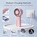Imagen de efluky Ventilador de mano, mini ventilador rosa
