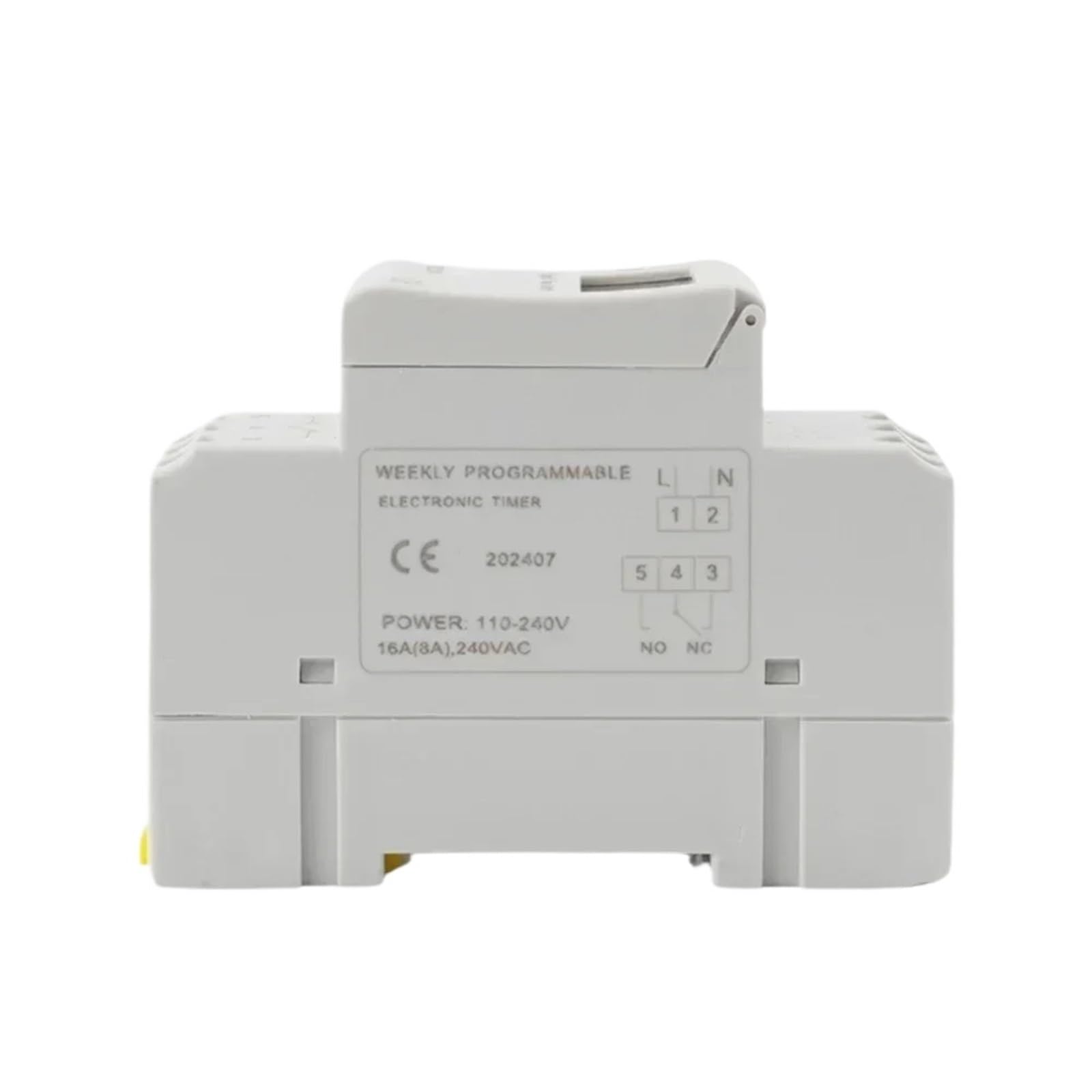 Szyna DIN THC30A THC15A Programowalny elektryczny cyfrowy przełącznik czasu Relay Weekly Day Hour Minute Control DC 12 V 24 V AC 220V (30A, 24 V AC DC)