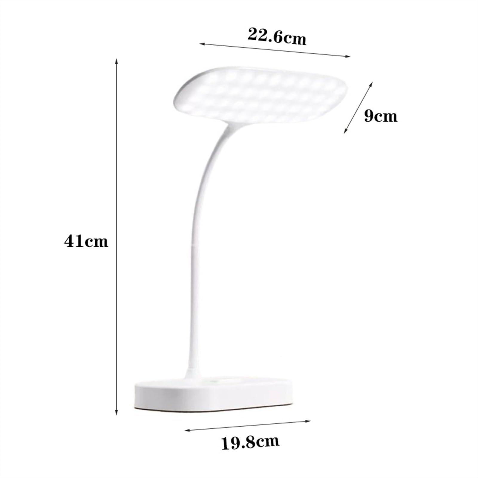 Lampa do nauki Lampa biurkowa LED, ładowalna lampa stołowa do ochrony oczu, 3 tryby kolorów i płynne przyciemnianie, elastyczna szyjka, przenośna lampka na biurko ze sterowaniem dotykowym Lampy biurko