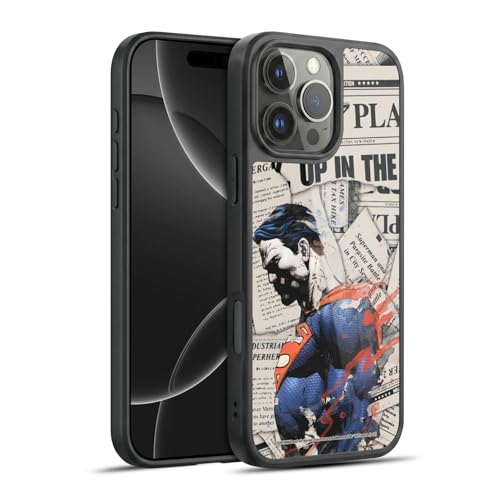 Coque Superman iPhone 16 Pro Max Head Case Designs en gel renforcé protection intégrale