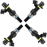 4ps SCITOO Fuel Injector for Nissan FJ1190 Replacement Kits fit for 2013-2014 for Nissan Altima, 2014 2015 2016 for Nissan Rogue, 2015-2016 for Nissan X-Trail Automotive Engein