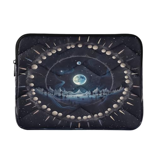 Funda para portátil Starry Night Moon 13-14 pulgadas miniatura 1