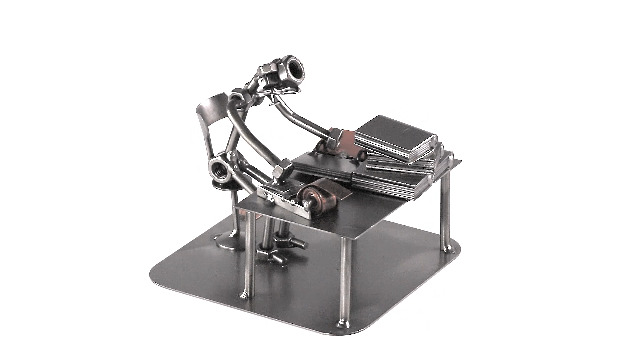 Steelman24 I Omini Di Viti Karate I Idee Regalo Originale I Soprammobili In Metallo I Modellino