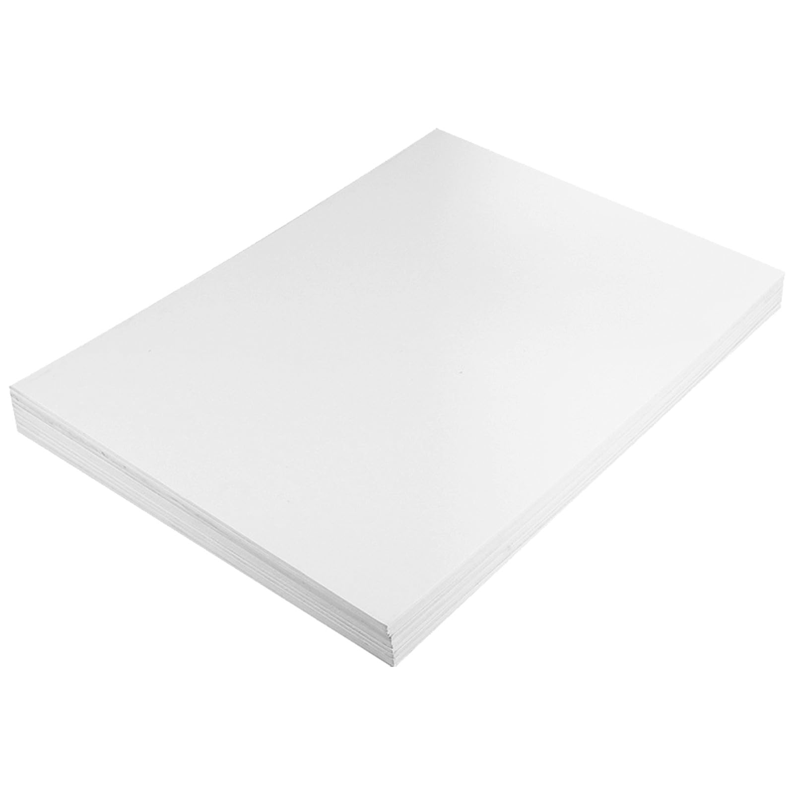 10 láminas de espuma de PVC white - 30 x 20 cm (12 x 7,8 pulgadas), planchas de espuma ligeras de 3 mm - Láminas de plástico para manualidades, modelismo, exposiciones de arte, proyectos
