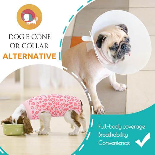 Image of KOESON Soft Dog Recovery Suit for Female Spay & Male Dogs After Surgery, M