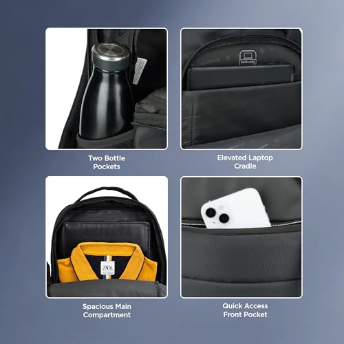 Image of HARISSONS Prizma Laptop Backpack | 35L | Durable & Travel-Ready | Elevated Laptop Protection | Office, Travel & Daily Commute