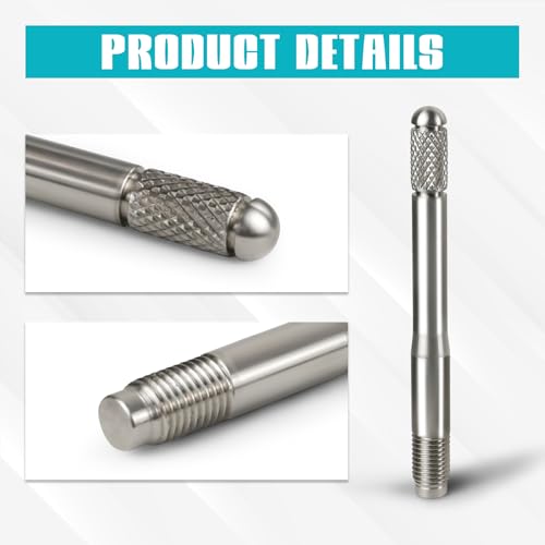 Image of Wheel Alignment Pin, M12x1.5 Wheel Alignment Tool with Lug Bolt, Stainless Steel Wheel Hanger Rim Stud Pilot Pin Guide Studs for Tire Changing, Automotive Wheel Stud Alignment Tool (M12x1.5)