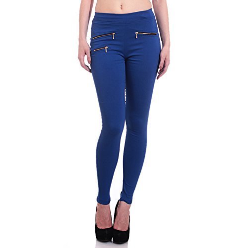 Buy Tarushi lycra Dark blue Jeggings 