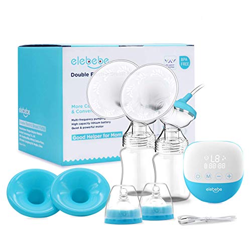 Breast Pump – Double Electric Breast Pump Super Quiet Safe Comfortable Pain Free