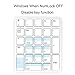 Wireless Number Pads, Numeric Keypad Numpad 26 Keys Portable 2.4 GHz Financial Accounting Number Keyboard Extensions 10 Key USB Keypad, PC, Desktop, Small Keyboard, Notebook (White)