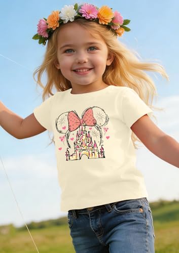 Image of Magical Shirts Women Girls Family Vacation Matching Shirt Magic Kingdom T-Shirt Mommy and Me Trip Short Sleeve Tops