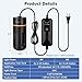 hygger Aquarium U-V Light with Timer, 360° Protective Shield Clean Light for Green Water and Algae Clean, Mini Algae Control Lamp for Freshwater and Saltwater Tank (3W for 5-25 Gallon)