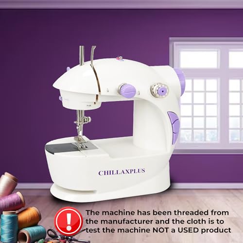 CHILLAXPLUS Sewing Machine Electric - Portable Stitching Machine for Home Tailoring with Foot Pedal - Mini Silai Machine - Easy to Use, Ideal for... - Image 7