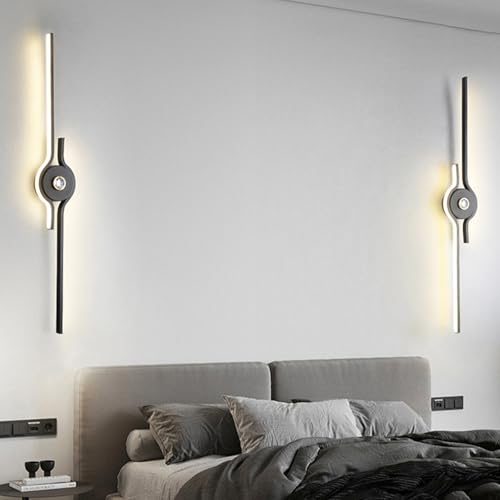Apliques de pared LED interior modernos para iluminación lineal de pasillos 5
