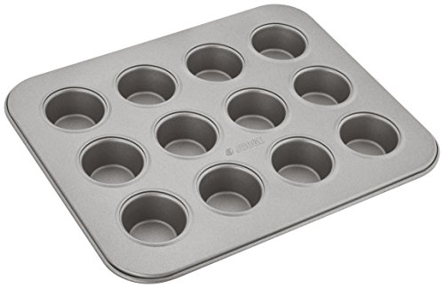 Judge 12 Cup Mini Cupcake/Muffin Tin, 4 x 2 cm, Steel, Grey