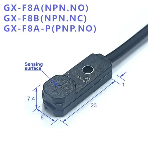 Capteur de proximité GX-H8A inductif rectangulaire pour détection industrielle