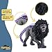 Schleich Eldrador Creatures - Mythical Shadow Lion Action Figure - Highly Detailed and Realistic Figurine Toy with Transparent Tail for Boys and Girls - Kids Ages 7+