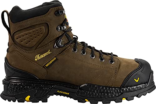 Thorogood Infinity FD 6” Waterproof Composite Toe Work Boots for Men Made with Premium Full-Grain Leather and Slip-Resistant Anti-Fatigue Outsole; EH Rated2