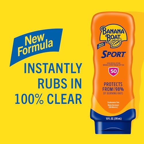 Image of Banana Boat Sport Sunscreen Lotion, SPF 50, 10 Oz Each, Twin Pack