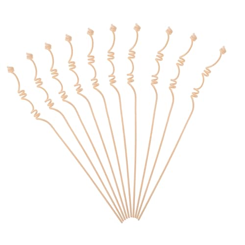 Healifty 20pcs Spiral Rattan Sticks for Essential Oil Diffuser Natural Aroma Diffuser Sticks Reeds for Home Decoration and Air Freshening