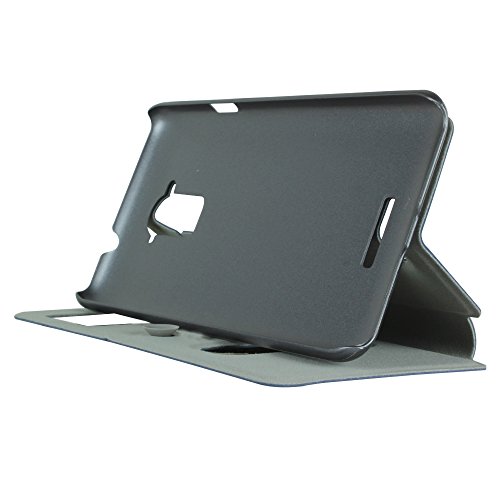 Image of Heartly GoldSand Sparkle Luxury PU Leather Window Flip Stand Back Case Cover for Coolpad Note 3 / Coolpad Note 3 Plus - Power Blue