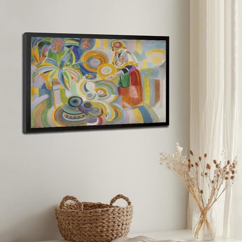 Impression sur toile Delauney grand format pour habiller un mur vide