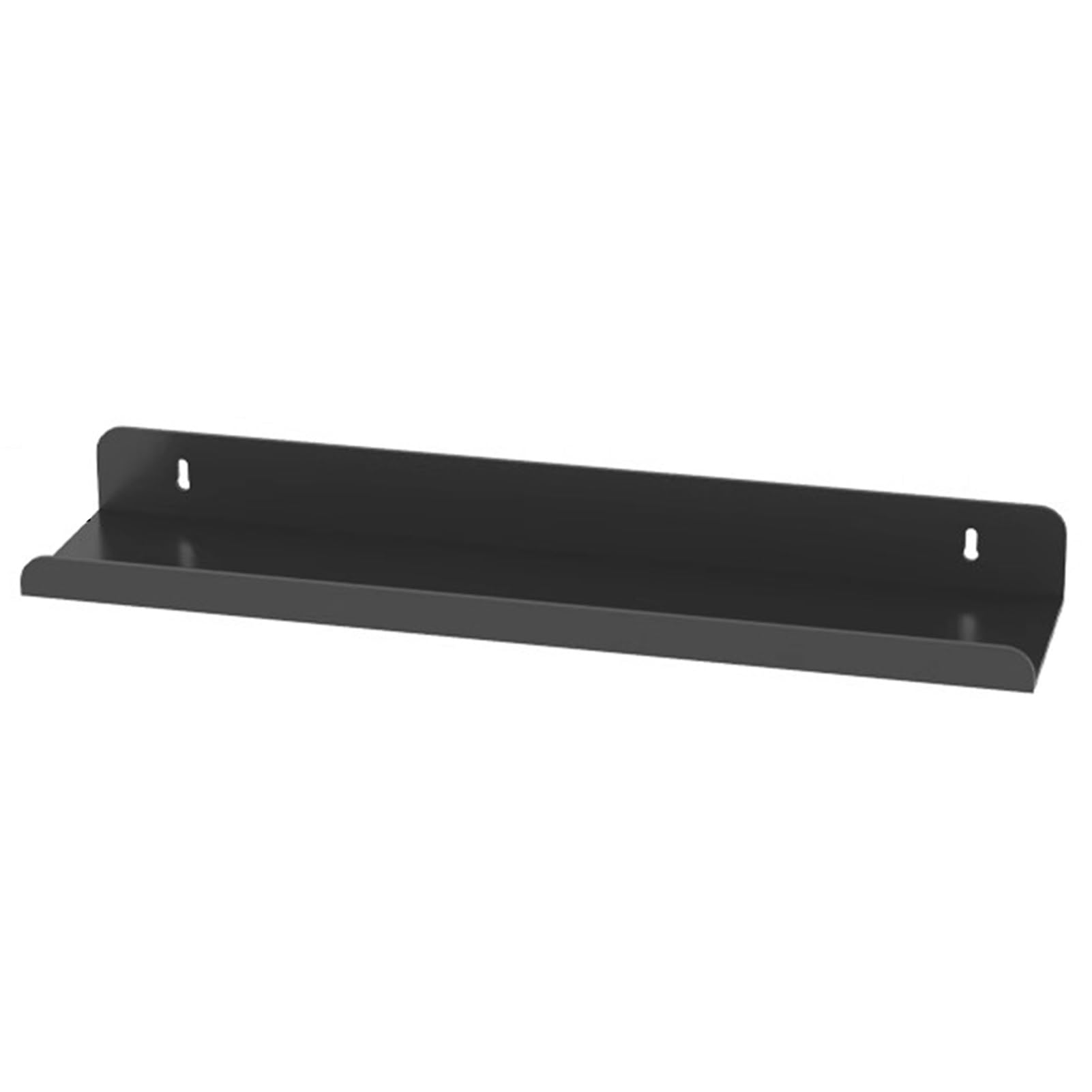 Organizador de esmaltes de uñas de Pared: Estante Organizador de 55 cm para esmaltes, perfumes y aceites Esenciales. Elegante decoración Negra para el hogar y el salón.