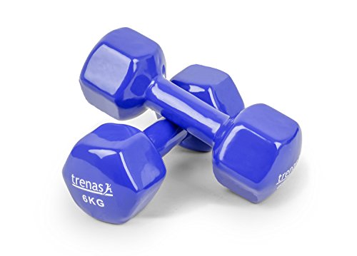 Kurzhanteln | 2er Set | Hantelset | je 6 kg | Hanteln für Frauen und...