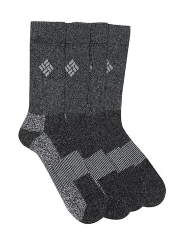 Columbia Men's 4 Pack Mositure Control Crew Socks