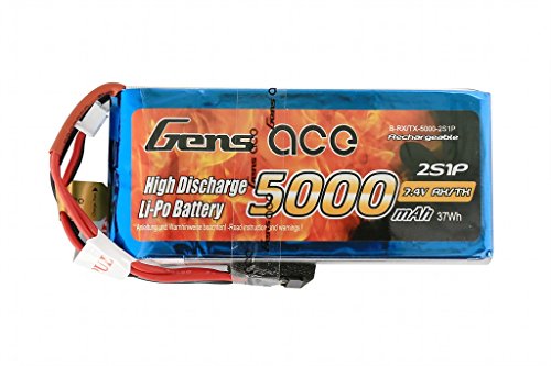 Gens ace 5000 mAh 7.4 V 2S1P trasmettitore