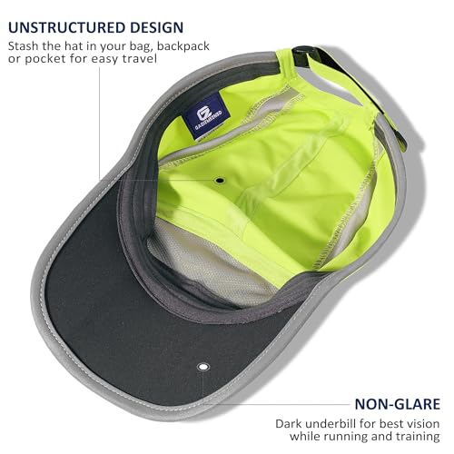 Image of GADIEMKENSD Reflective Folding Outdoor Hat Unstructured Design UPF 50+ Sun Protection Sport Hats for Womens and Mens