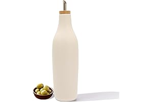 HOMCDALY Ceramic Olive Oil Dispenser Bottle