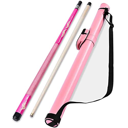 Taco de billar femenino rosa 57 pulgadas diseño delicado