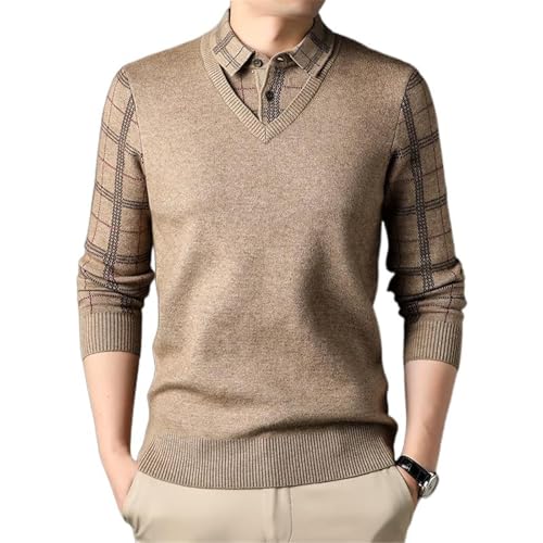 Haut trompe-l'œil homme en maille pour le printemps et style décontracté