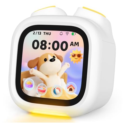 Think Academy Pawpal Toy for Kids & Toddlers - All-in-1 Stories, Music, Podcast, Schedule, Ok-to-Wake, Habit-Building, Digital Pet, Nightlight, Parental Control, Message, for Girls Boys Ages 3+
