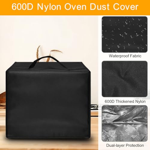Image of Air Fryer Cover for Cosori 5 QT Air Fryer, Heavy Duty 600D Nylon Dust Proof 9.84 inchx13.78 inchx11.61 inch, Heat Resistant Oil Proof Protective Kitchen Appliance Cover with Top Handle