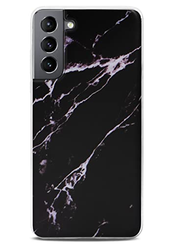 Coque Samsung S21 silicone pailleté effet marbre ONEFLOW Sense