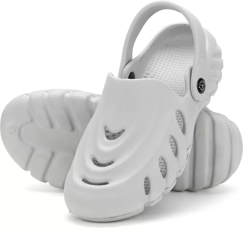 AARJU Premium Mens Comfortable Clogs Sandals with Adjustable Durable Back Strap for Men Grey (B0CSTBZ591) Amazon Price History, Amazon Price Tracker