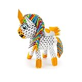 Origami 3D Unicornio de origami 501832 - Figura de papel 3D con componentes patentados e instrucciones de construcción comprensibles, 656 piezas, 14 x 18 x 16 cm, a partir de 8 años