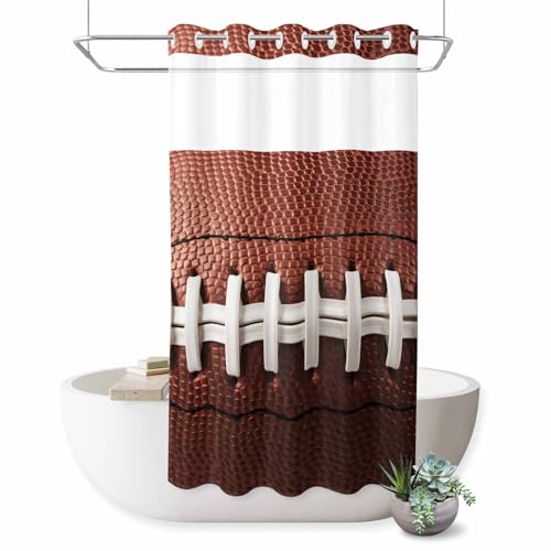 American Football Laces Shower Curtain 36