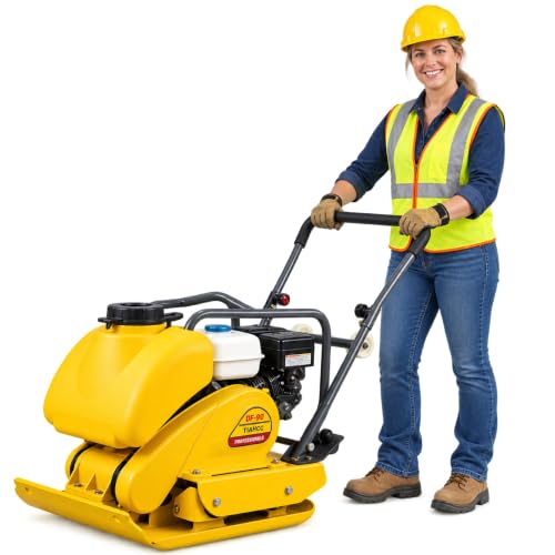 2205 lbs Impact Force Gas Plate Compactor 6.5HP