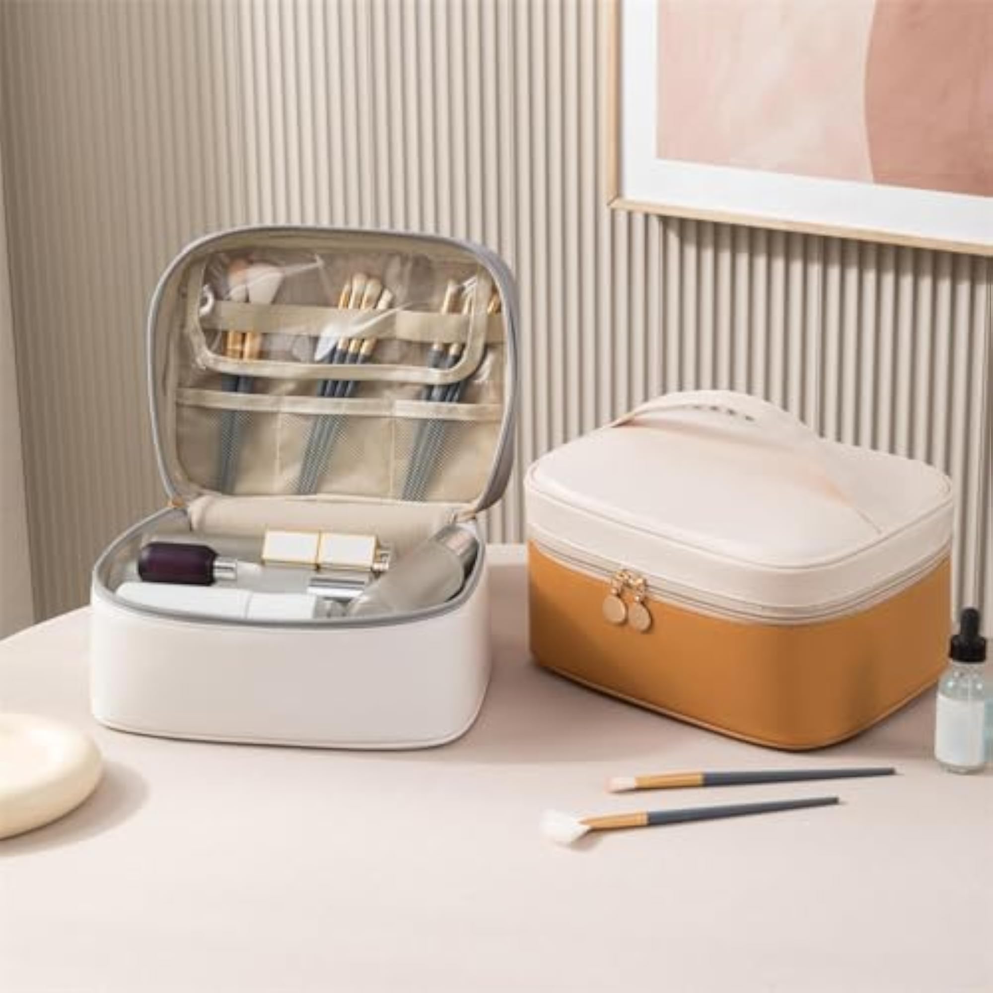 Women Makeup Bag Travel Essentials Oil Case