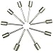 10 Pics Diamond Coated 8mm Cylinder Head Mounted Points Grinding Bit ,3mm Shank