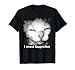 Funny Ibuprofen Cat Meme with Cringe Ugly Feline Face T-Shirt