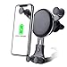 Wireless car Charger Mount-Adjustable Bracket-Gravity System-Fast Charging-Compatible with iPhone Xs Max/XS/X/XR / 8 Plus / 8 Samsung Galaxy Fold / S9 / S9+ / S8 / S8+ / S7 Edge / S7 / S6 Edge+