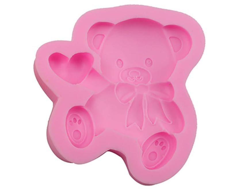 Homebakers Mart Fondant Teddy Bear Shape Mould | Cake Decoration Fondant Mould for Chocolate, Sugar Craft & DIY Baking-image-11