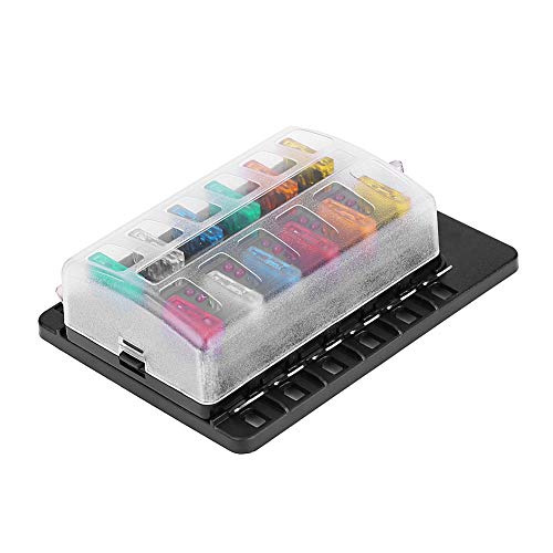 Venda Louca Suporte de caixa de fusíveis da, suporte de fusíveis de lâmina, design à prova de poeira