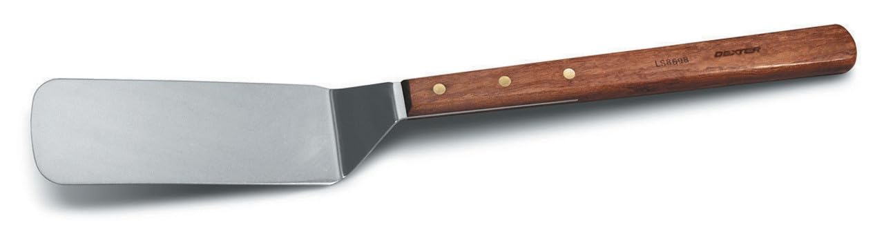 Traditional L8386C-8 8" x 3" Offset Blade Turner with Long Rosewood Handle
