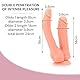 Dildo groß Doppeldildo 24cm Dildo saugnapf Dildo für frauen Anal dildo xxl Realistischer dildo Doppeldilos für frauen Long dildo Realistische dildos Riesen dildo Dildo anal Analdildo Dildo dick D27